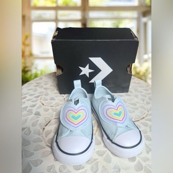 Converse Chuck Taylor All Star CTAS Toddler Baby One Strap Sneakers Shoes - Picture 15 of 16